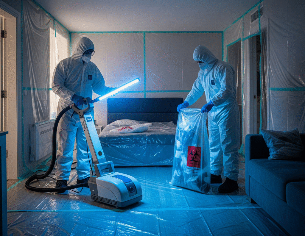 Décontamination biologique (après décès ou insalubrité)