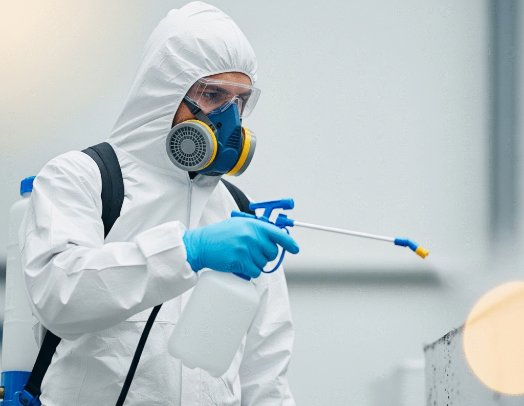 Décontamination chimique ou liée à des nuisibles